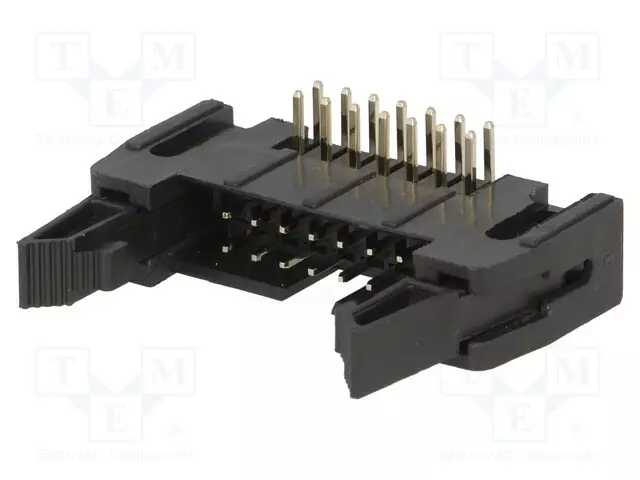 LIITIN: IDC - PISTORASIA - UROS - PIN: 14 - 90° KULMA - THT - 2,54MM - IDC liittimet - AWP-14K - 1