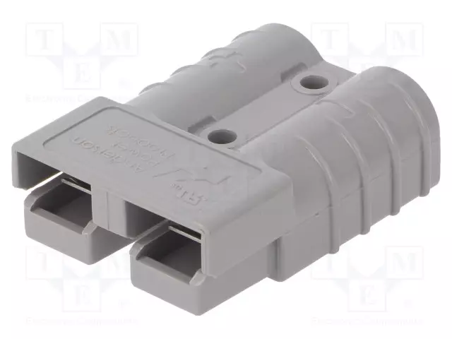 LIITIN: VIRTA- DC - PISTOKE - KAKSINAPAINEN - SB® 50 - 600V - PIN: 2 - DC liittimet - 992-BK - 1