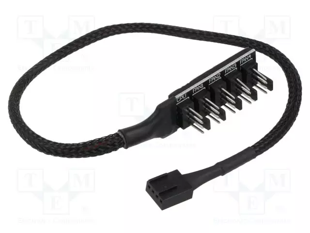 LISÄTARVIKKEET: LAAJENNUSLEVY - LIITÄNTÄ: PWM - PWM: 5 - Tuulettimien ajurit - AK-CBFA08-30BK - 1