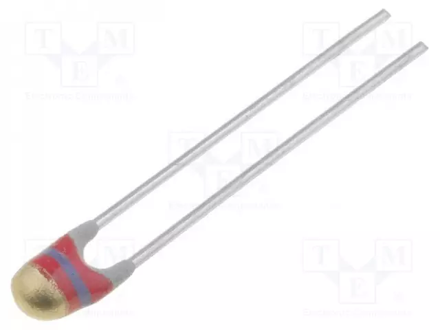 NTC VASTUS - 2,7KOHM - 500MW - THT - 3977K - -40÷125°C - ±5% - NTC-vastukset - 640-2.7K - 1