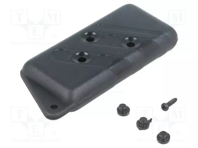 PAINIKEKOTELO - X: 37MM - Y: 84MM - Z: 14MM - ABS - Kauko-ohjaimien painikekotelot - P-143BK - 1