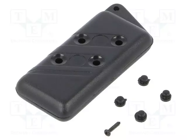 PAINIKEKOTELO - X: 37MM - Y: 84MM - Z: 14MM - ABS - Kauko-ohjaimien painikekotelot - P-144BK - 1