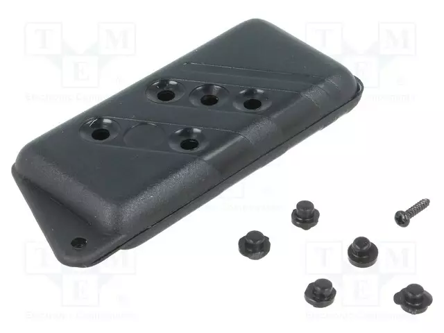 PAINIKEKOTELO - X: 37MM - Y: 84MM - Z: 14MM - ABS - Kauko-ohjaimien painikekotelot - P-145BK - 1