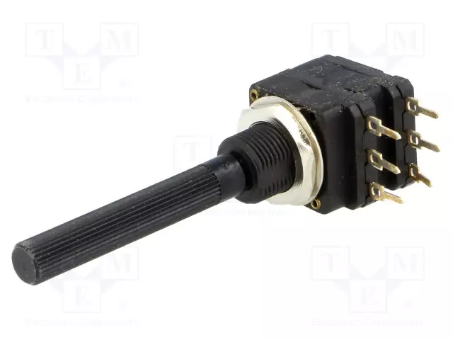 POTENTIOMETRI: AKSIAALINEN - YKSIKIERROS - 22KOHM - 200MW - THT - 6MM - Hiilipotentiometrit - 6PSI-22K - 1