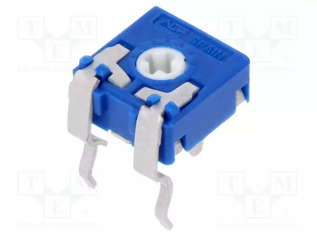 POTENTIOMETRI: ASENNUS - YKSIKIERROS,MAKAAVA - 22KOHM - 100MW - ±20% - Trimmerit - THT - CA6V-22K - 1