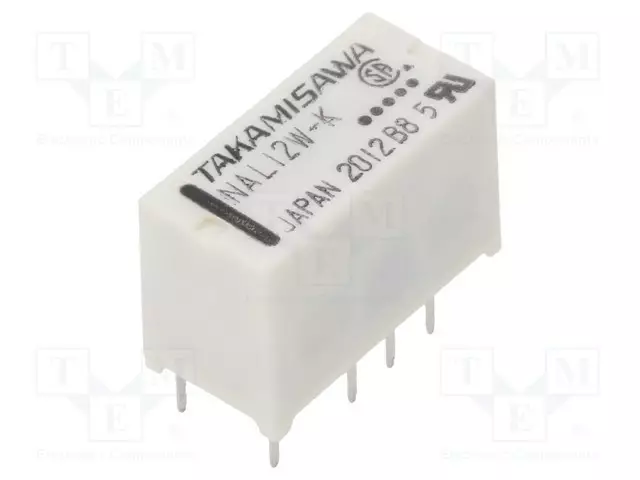 RELE - DPDT - UKELAN: 12VDC - 2A - 0,5A/125VAC - NA - Pienoisreleet - NAL-12W-K - 1