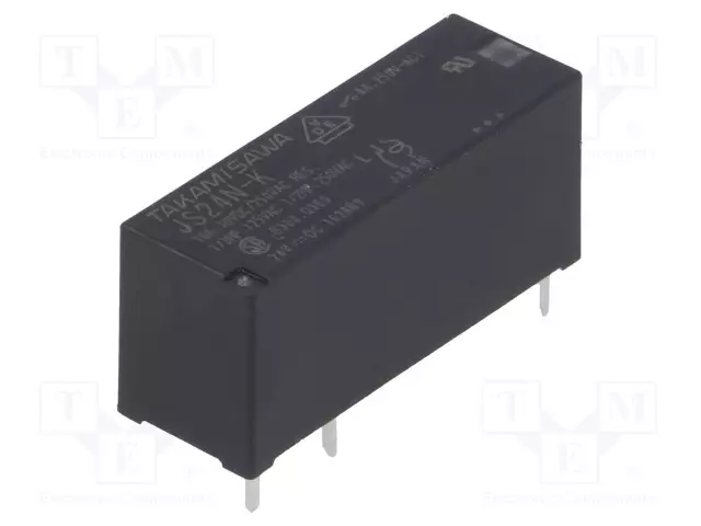 RELE - SPDT - UKELAN: 24VDC - 8A - 8A/250VAC - JS - Pienoisreleet - JS-24N-K - 1