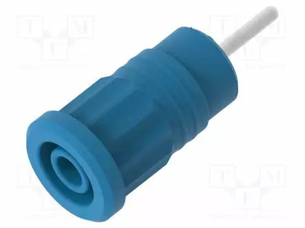 LABORATORY CONNECTOR: 4MM BANANA - SOCKET - 36A - BLUE - INSULATED - Banaanijatkoliittimet - PJP3287-BL - 2