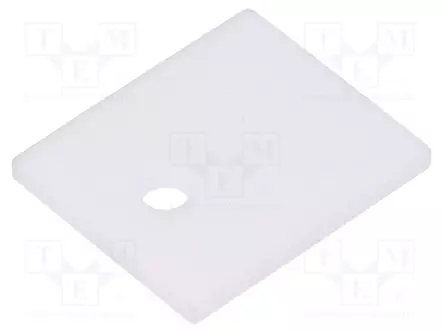 LÄMPÖÄ JOHTAVA ALUSLEVY: KERAAMINEN - TO3P - L: 17,5MM - W: 20,5MM - Jäähdyttimien eristystarvikkeet - AOS3PSL - 1