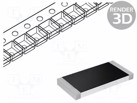 VASTUS: THIN FILM - TARKKUUS-SMD - 0603 - 24,9KOHM - 100MW - ±0,1% - SMD vastukset - RT0603BRD0724K9L - 1