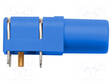 LABORATORY CONNECTOR: 4MM BANANA - SOCKET - 1KV - 24A - BLUE - PCBOHM - Banaanijatkoliittimet - SWEB8094AU-BL - 1