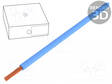 JOHTO - H05V-K - CU - 1MM2 - PVC - SININEN - 300V,500V - LUOKKA: 5 - Yksisäikeiset asennuskaapelit - H05VK100BL - 1