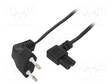 KAAPELI - 2X0,5MM2 - PVC - 1M - MUSTA - 2,5A - 250V - CABLEXPERT - Tietokone- ja laitejohdot - PC-184L - 1