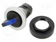 KIERTOKYTKIN - 22MM - ASENNOT: 1 - RIIPPUEN KEHYKSESTÄ - Taulukytkimet, standardi 22mm - RRJSTBL-BL - 1