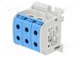 LIITIN: KISKO-STB - 150A - 1KV - RUUVI TERMINAALI - SININEN - 50MM2 - Kiskoliittimet - STB50-3BL - 1