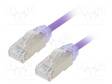 PATCH KAAPELI - F/UTP,TX6A-28™ - CAT: 6A - RAUTACU - 3M - LSZH - 28AWG - RJ45 Ethernet kaapelit - STP28X3MVL - 1