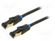 PATCH KAAPELI - S/FTP - CAT 8 - RJ45-PISTOKE,MOLEMMIN PUOLIN - OFC - RJ45 Ethernet kaapelit - IKABL - 1