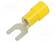 HAARUKKALIITIN - M4 - Ø: 4,3MM - 2,63÷6,64MM2 - PURISTUS - KUPARI - Eristetyt liittimet - TMEX5.5Y-4-YEL - 1