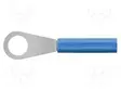 LABORATORY CONNECTOR: RING - PLUG - BANANA 4MM SOCKET,RING 8,4MM - Haarukkaliittimet - LB4-RKSSN8.4-BL - 1
