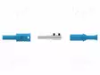 LABORATORY CONNECTOR: 4MM BANANA - SOCKET - 36A - BLUE - INSULATED - Banaanijatkoliittimet - PJP1063-BL - 2