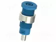 LABORATORY CONNECTOR: 2MM BANANA - SOCKET - BLUE - INSULATED - Banaanijatkoliittimet - PJP228-3-C-BL - 2
