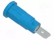 LABORATORY CONNECTOR: 2MM BANANA - SOCKET - 10A - 31.1MM - BLUE - Banaanijatkoliittimet - PJP229-2-BL - 1