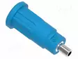 LABORATORY CONNECTOR: 2MM BANANA - SOCKET - 10A - 24.7MM - BLUE - Banaanijatkoliittimet - PJP229-3-BL - 1