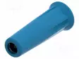 LABORATORY CONNECTOR: 4MM BANANA - SOCKET - 30VAC - 60VDC - 36A - BLUE - Banaanijatkoliittimet - PJP3010-I-BL - 1