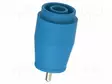 LABORATORY CONNECTOR: 4MM BANANA - SOCKET - 25A - BLUE - INSULATED - Banaanijatkoliittimet - PJP3223PCB-BL - 2