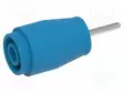 LABORATORY CONNECTOR: 4MM BANANA - SOCKET - 25A - BLUE - INSULATED - Banaanijatkoliittimet - PJP3243PCB-BL - 2