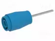LABORATORY CONNECTOR: 4MM BANANA - SOCKET - 25A - BLUE - INSULATED - Banaanijatkoliittimet - PJP3253PCB-BL - 2