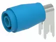 LABORATORY CONNECTOR: 4MM BANANA - SOCKET - 36A - BLUE - PCB - 28MM - Banaanijatkoliittimet - PJP3263PCB-BL - 2