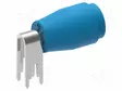 LABORATORY CONNECTOR: 4MM BANANA - SOCKET - 36A - BLUE - PCB - 28MM - Banaanijatkoliittimet - PJP3263PCB-BL - 1