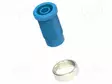 LABORATORY CONNECTOR: 4MM BANANA - SOCKET - BLUE - M3 HOLE - Banaanijatkoliittimet - PJP3273-C-BL - 1