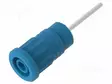 LABORATORY CONNECTOR: 4MM BANANA - SOCKET - 36A - BLUE - INSULATED - Banaanijatkoliittimet - PJP3289-BL - 2