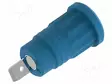 LABORATORY CONNECTOR: 4MM BANANA - SOCKET - 36A - BLUE - INSULATED - Banaanijatkoliittimet - PJP3294-BL - 1
