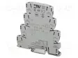 RELE: PUOLIJOHDE - SPST-NO - UKELAN: 24VDC - 50MA - 0,05A/6VDC - Elektromagneettiset relesarjat - PLC-OSC-24DCTTL - 1