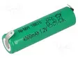 AKKU: NI-MH - 4/3A,4/3R23 - 1,2V - 4500MAH - JUOTOSLEVYT - Ø18X69MM - Akut - ACCU-43A-4500-BL - 1