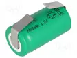 AKKU: NI-MH - SUBC - 1,2V - 2400MAH - JUOTOSLEVYT - Ø22X44MM - 1KPL - Akut - ACCU-J-SC2400-BL - 1