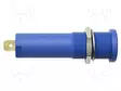 LABORATORY CONNECTOR: 4MM BANANA - SOCKET - 6000V - 16A - BLUE - Banaanijatkoliittimet - HSEB3125LAU-BL - 1