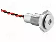 MERKKIVALO: LED - KELTAINEN - IP67 - 400MCD - Merkkivalot ja pienoislamput - DX0508YL24-BUL - 1
