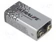PARISTO: LITIUM - 6F22 - 9V - 1200MAH - EI-UUDELLEENLADATTAVA - Alkaliparistot - BAT-6F22-UL - 1