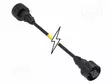 PATCH KAAPELI - CAT: 5E - 1M - MUSTA - 24AWG - RJ45 Ethernet kaapelit - 1300500251-MOL - 1