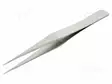 PINSETTI - 125MM - TARKKOIHIN TÖIHIN - TERÄN KÄRJEN MUOTO: TERÄVÄ - Tarkkuus-atulat ja pinsetit - WEL.AASASL - 1