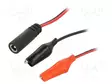 SOVITUS: ADAPTERI: ERISTETTY KROKOTIILI KLIPSI - 0,3M - Akkulaturit - CABLE-1CL - 1