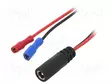 SOVITUS: ADAPTERI: LIITTIMET 4,8MM - TULO: 5,5/2,5 - 0,3M - Akkulaturit - CABLE-2CL - 1