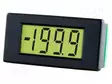 VOLTTIMITTARI - DIGITAALINEN,ASENNUS-VDC: 0÷200MV - PANEELIASENNETTAVA - Digitaaliset paneelimittarit - DPM2AS-BL - 4