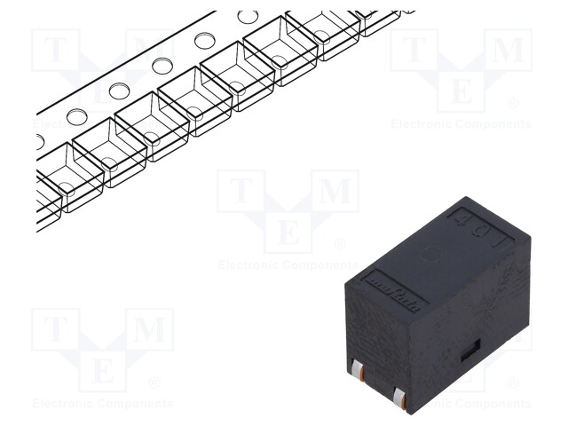 KURISTIN - R: 4,1MOHM - Z: 400OHM - 6UH - SMD - 100VDC - 10A - 10MHZ - Häiriönpoistosuotimet SMD - PLT10HH401100PNL - 1