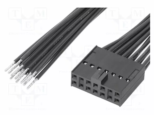 PIN: 14 - PURISTUS - 2,54MM - PINNOITUS: TINATTU - 3A - FOSFORIPRONSSI - Signaaliliittimet rasteri 2,54mm - 2196591142-MOL - 1