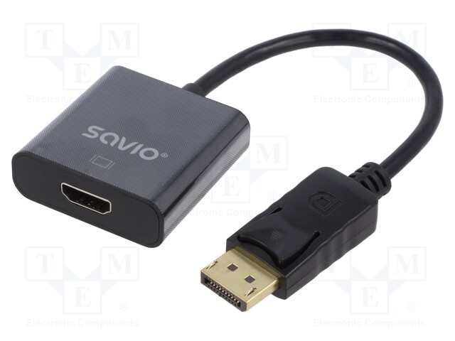 ADAPTERI - DISPLAYPORT-PISTOKE,HDMI-PISTORASIA - MUSTA - HDMI, DVI, DisplayPort johdot - SAVKABELCL-55BL - 1
